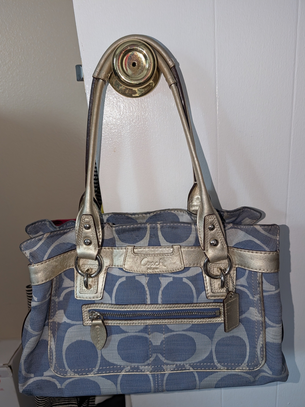 Coach Penelope Denim Satchel